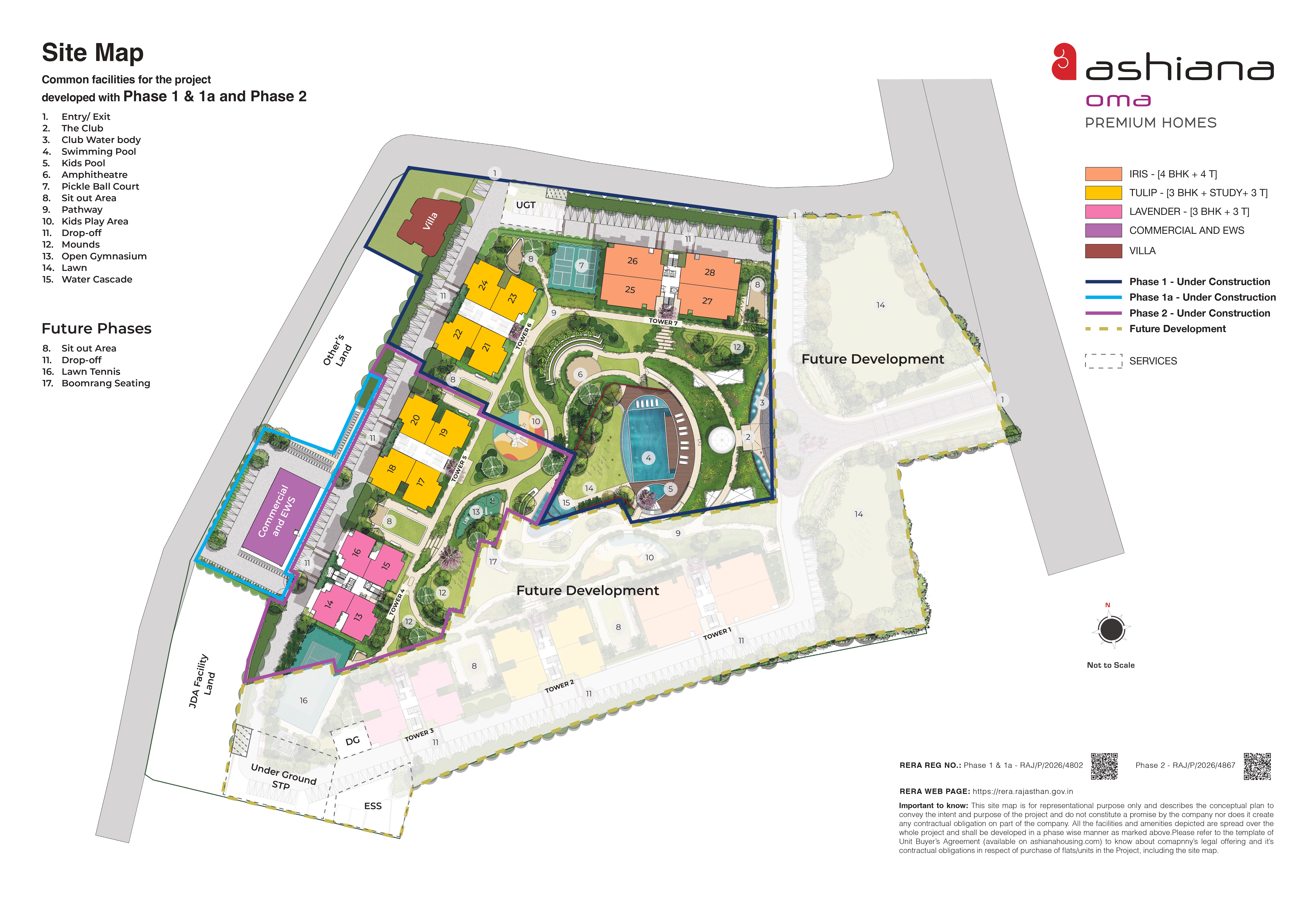 Ashiana Oma Site Layout